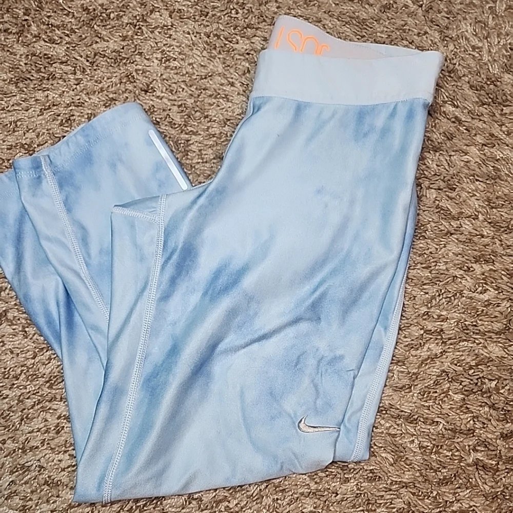 Nike sz Small  RELAY DRI-FIT "JUST DO IT"  Running  CAPRi Blue - Picture 3 of 10